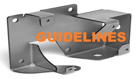 sheet metal guidelines pdf|sheet metal basic design guidelines.